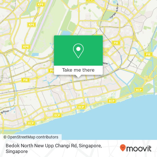 Bedok North New Upp Changi Rd, Singapore地图