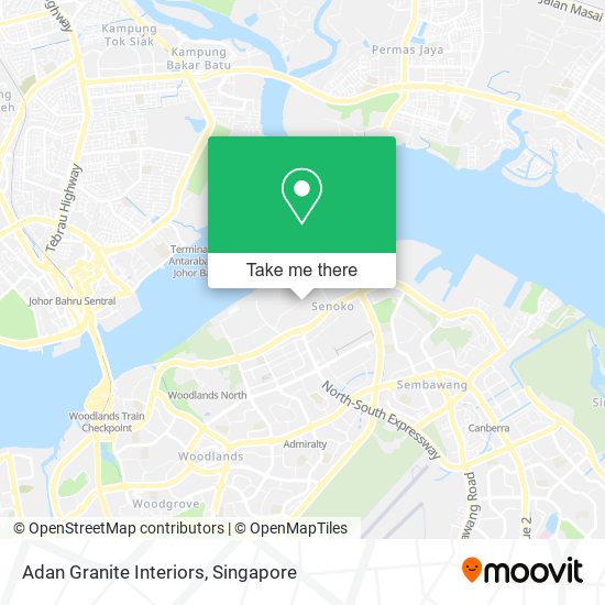 Adan Granite Interiors map