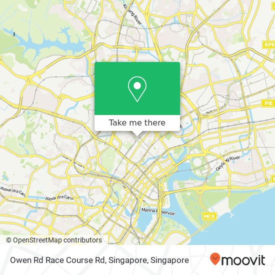 Owen Rd Race Course Rd, Singapore map