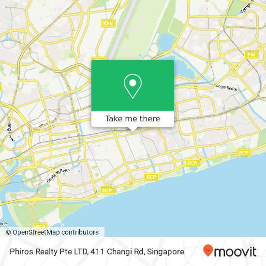 Phiros Realty Pte LTD, 411 Changi Rd地图