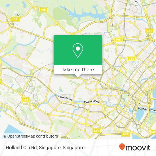 Holland Clu Rd, Singapore map