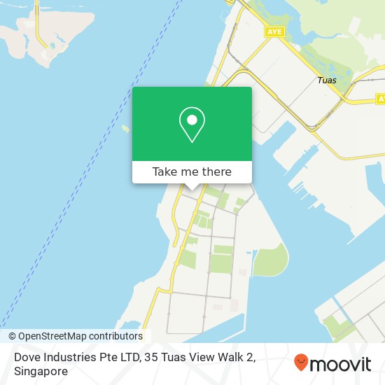 Dove Industries Pte LTD, 35 Tuas View Walk 2 map