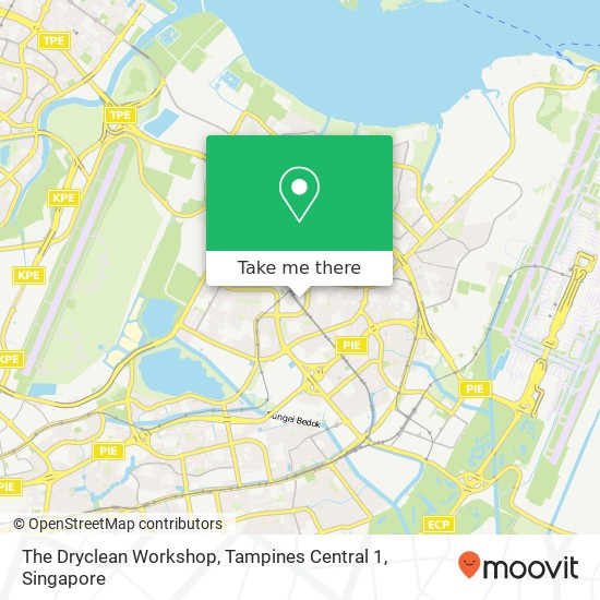 The Dryclean Workshop, Tampines Central 1 map