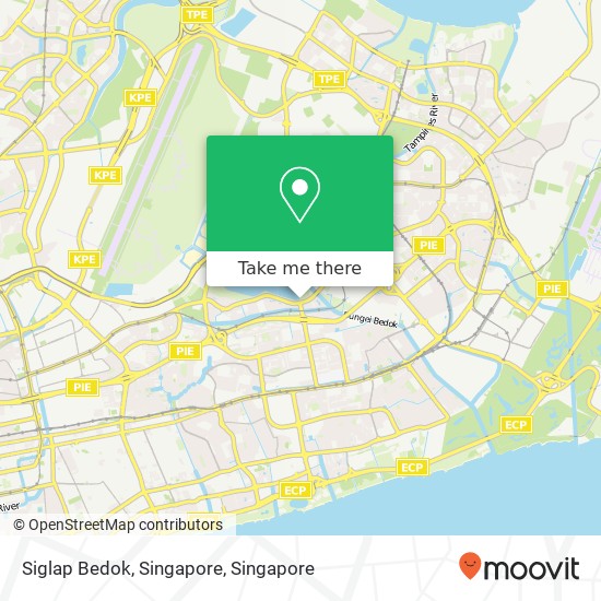 Siglap Bedok, Singapore map