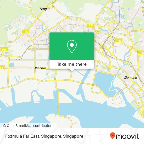 Fozmula Far East, Singapore map