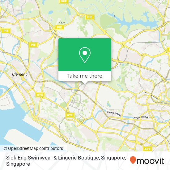 Siok Eng Swimwear & Lingerie Boutique, Singapore map