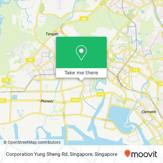 Corporation Yung Sheng Rd, Singapore map