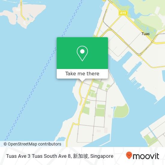 Tuas Ave 3 Tuas South Ave 8, 新加坡 map