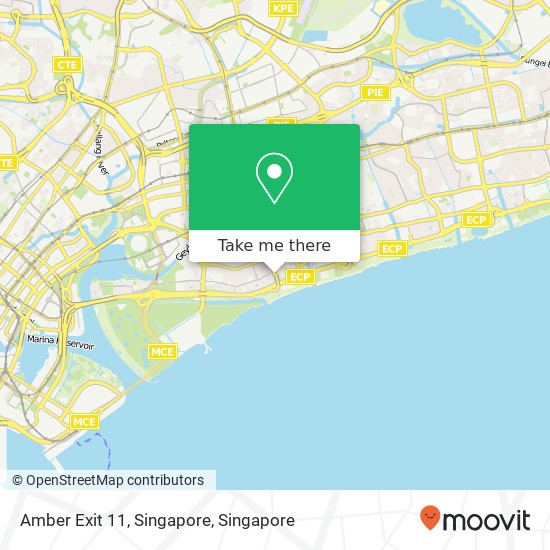 Amber Exit 11, Singapore map
