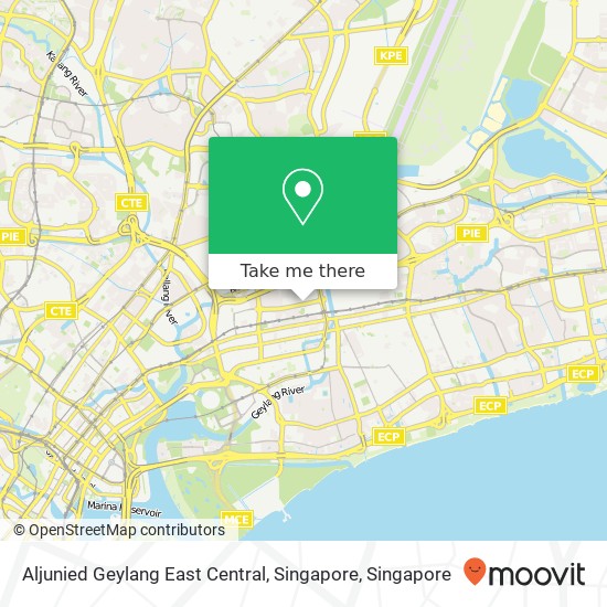 Aljunied Geylang East Central, Singapore map