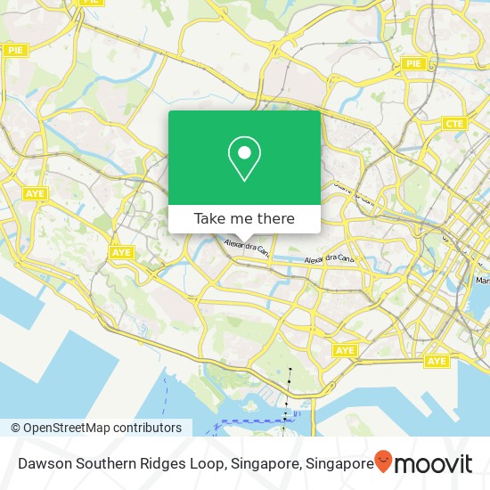 Dawson Southern Ridges Loop, Singapore map