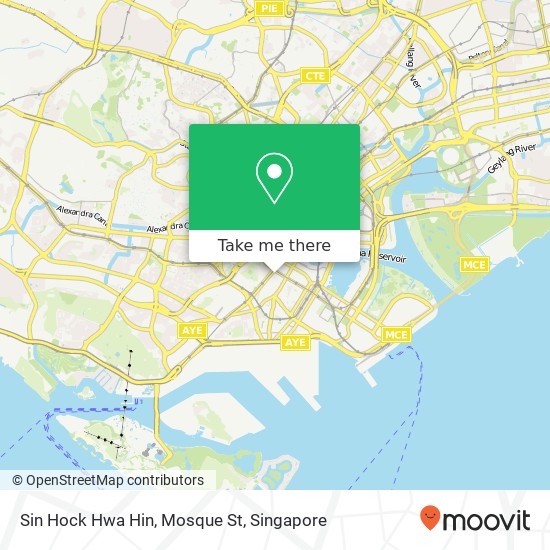 Sin Hock Hwa Hin, Mosque St map