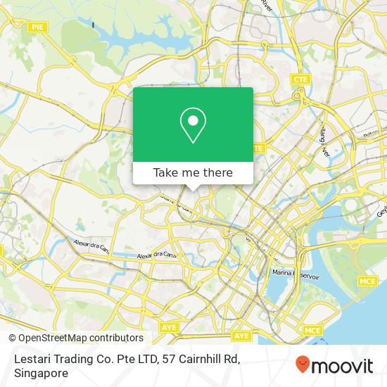 Lestari Trading Co. Pte LTD, 57 Cairnhill Rd map