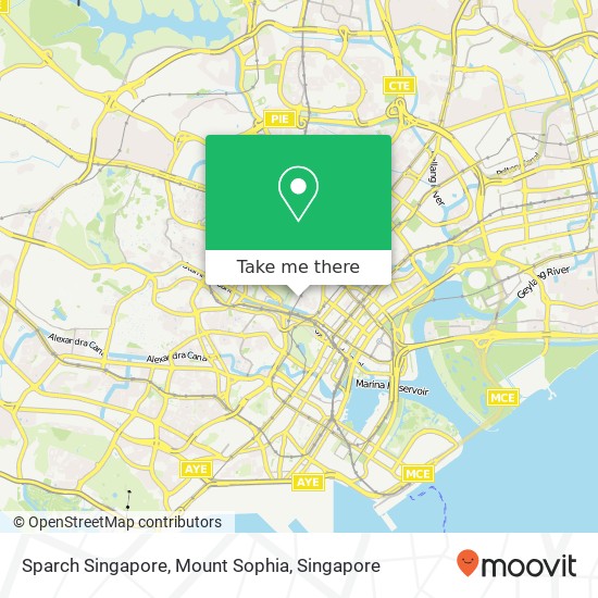 Sparch Singapore, Mount Sophia map