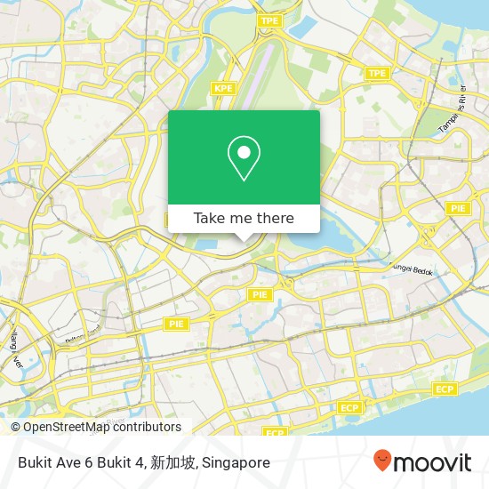 Bukit Ave 6 Bukit 4, 新加坡地图