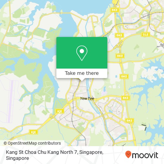 Kang St Choa Chu Kang North 7, Singapore map