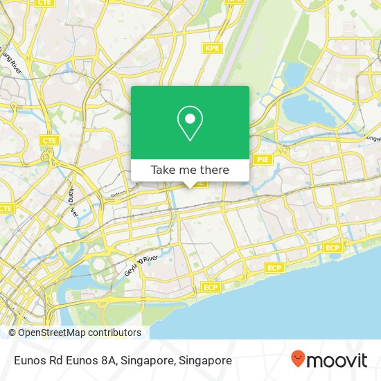 Eunos Rd Eunos 8A, Singapore地图