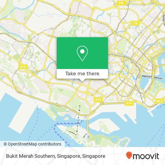 Bukit Merah Southern, Singapore地图