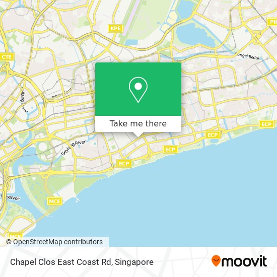 Chapel Clos East Coast Rd地图