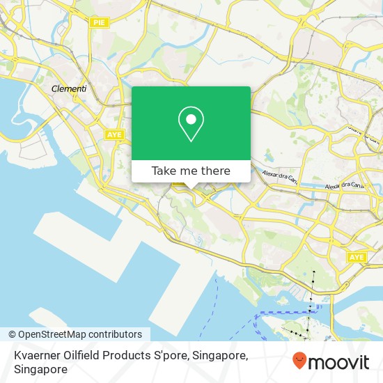 Kvaerner Oilfield Products S'pore, Singapore map