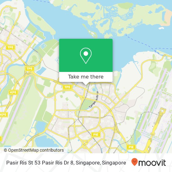 Pasir Ris St 53 Pasir Ris Dr 8, Singapore map