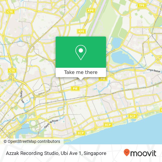 Azzak Recording Studio, Ubi Ave 1地图