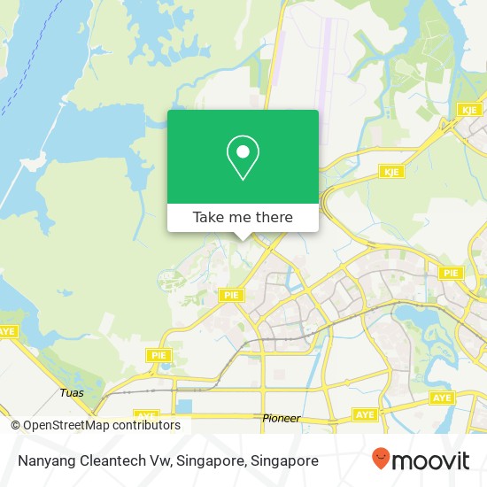 Nanyang Cleantech Vw, Singapore map