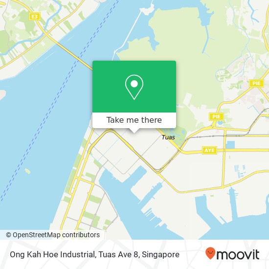 Ong Kah Hoe Industrial, Tuas Ave 8 map