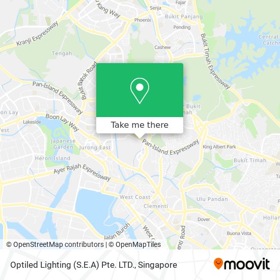 Optiled Lighting (S.E.A) Pte. LTD. map