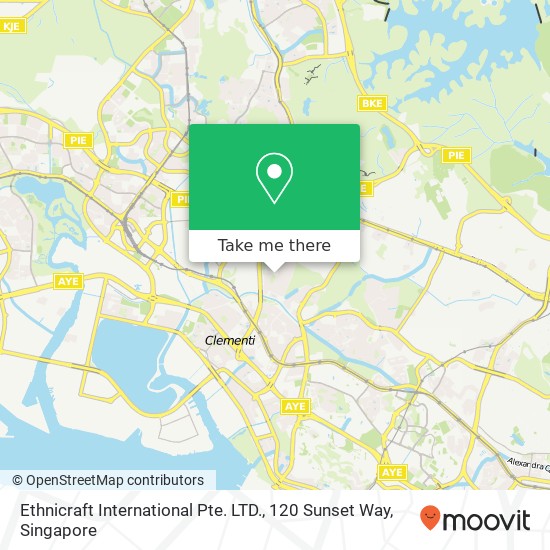 Ethnicraft International Pte. LTD., 120 Sunset Way map