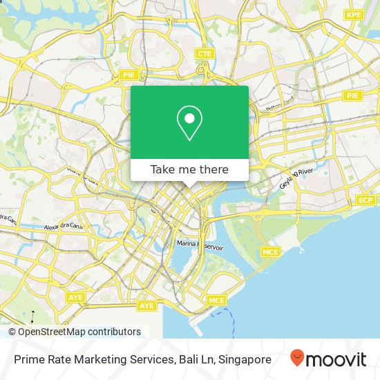 Prime Rate Marketing Services, Bali Ln map