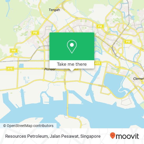 Resources Petroleum, Jalan Pesawat map