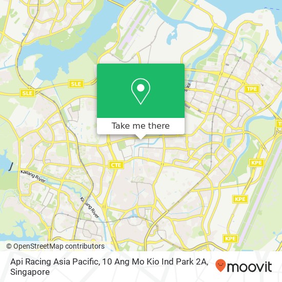 Api Racing Asia Pacific, 10 Ang Mo Kio Ind Park 2A map