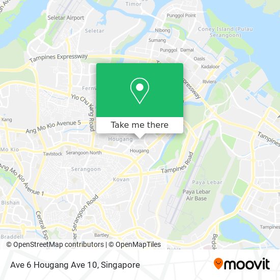 Ave 6 Hougang Ave 10地图