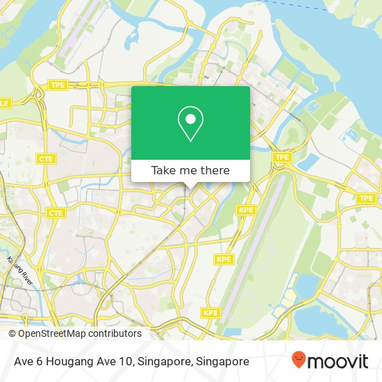 Ave 6 Hougang Ave 10, Singapore地图