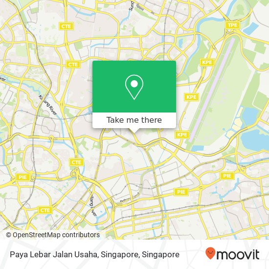 Paya Lebar Jalan Usaha, Singapore map