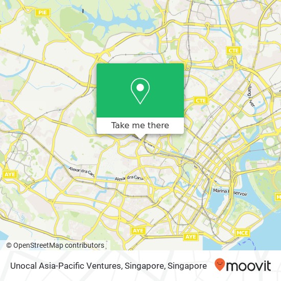 Unocal Asia-Pacific Ventures, Singapore map