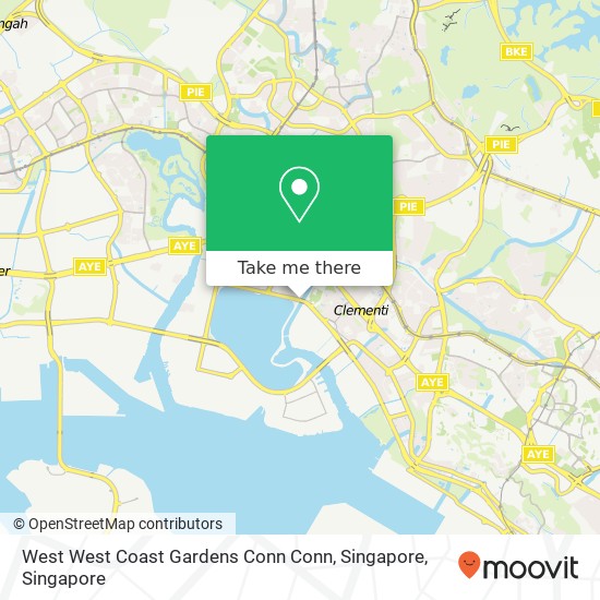 West West Coast Gardens Conn Conn, Singapore map