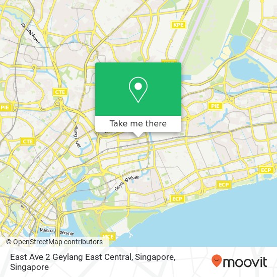 East Ave 2 Geylang East Central, Singapore地图