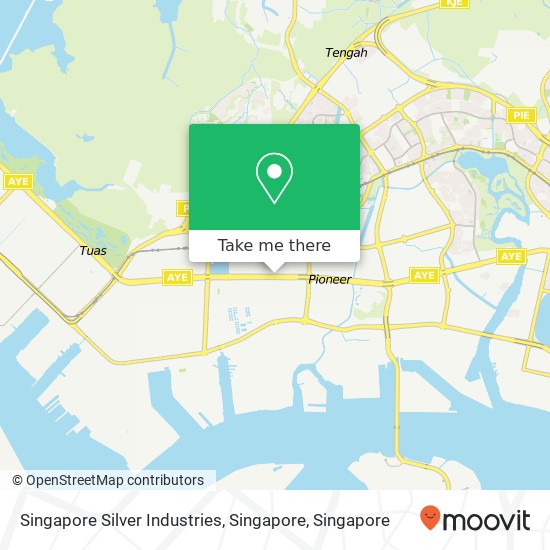 Singapore Silver Industries, Singapore map