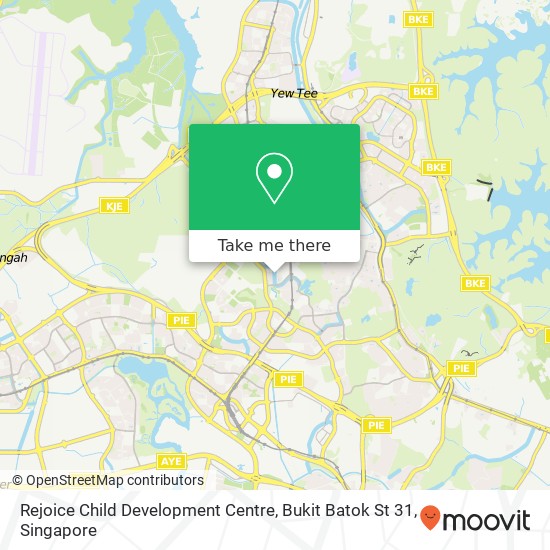 Rejoice Child Development Centre, Bukit Batok St 31 map