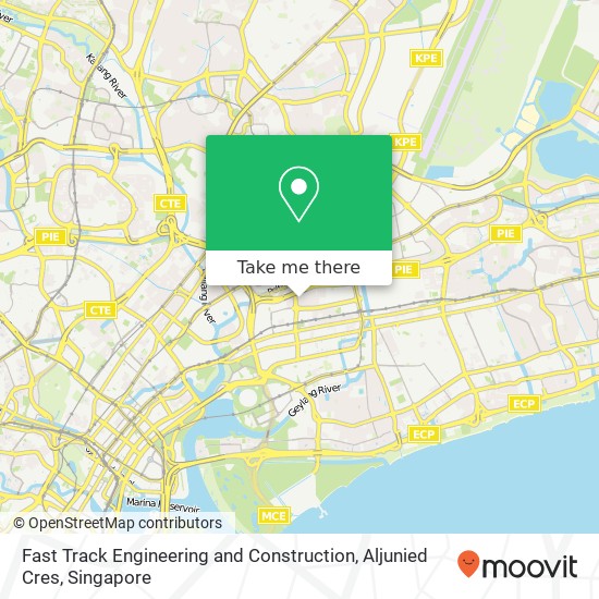 Fast Track Engineering and Construction, Aljunied Cres地图