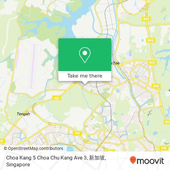 Choa Kang 5 Choa Chu Kang Ave 3, 新加坡 map