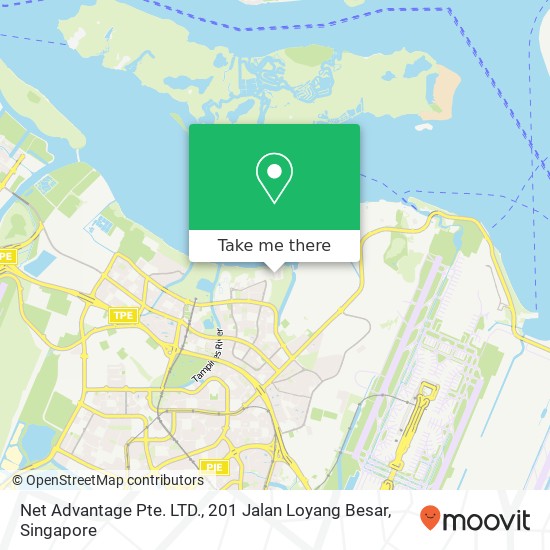Net Advantage Pte. LTD., 201 Jalan Loyang Besar地图