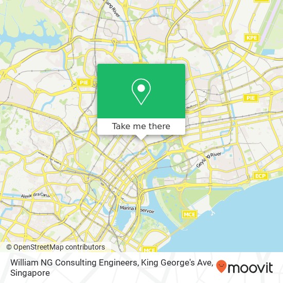 William NG Consulting Engineers, King George's Ave map