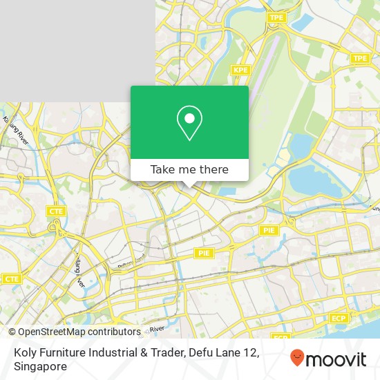 Koly Furniture Industrial & Trader, Defu Lane 12 map