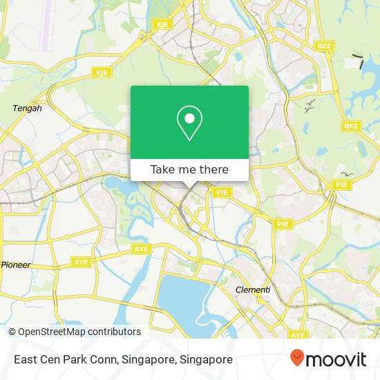 East Cen Park Conn, Singapore map