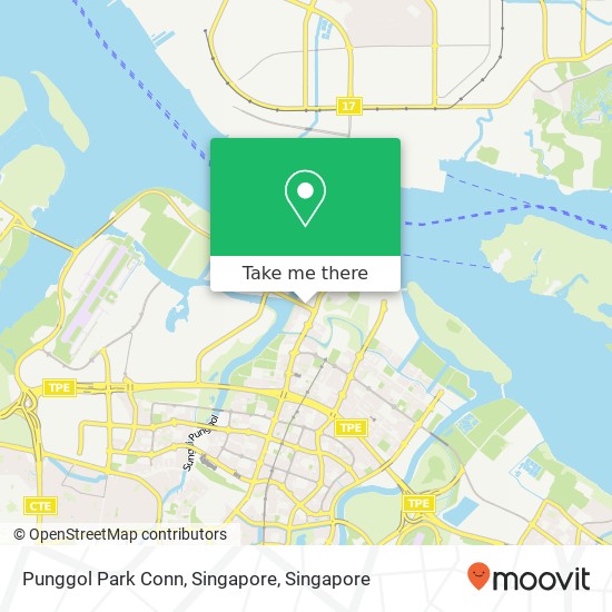 Punggol Park Conn, Singapore map