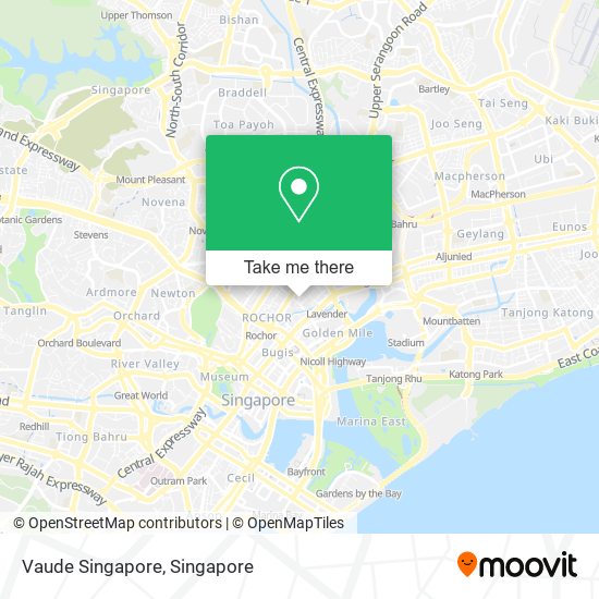 Vaude Singapore地图