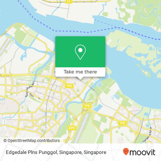 Edgedale Plns Punggol, Singapore地图